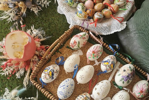 Ostermarkt auf der Straußenfarm Vötsch