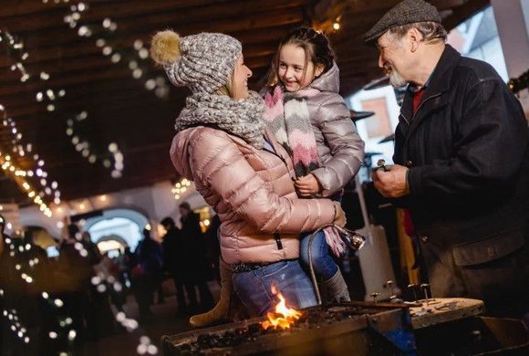 Flammende Hofweihnacht im Meierhof des Stiftes Seitenstetten