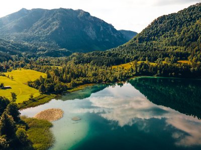 Der Lunzersee im Mostviertel in Niederösterreich