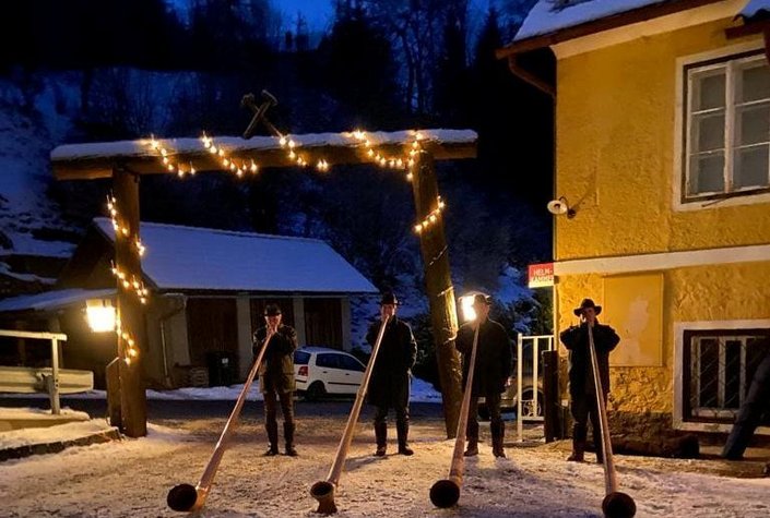 Adventzauber im Bergwerk