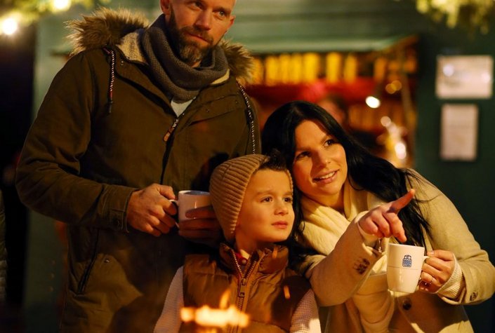 Flammende Lichterweihnacht