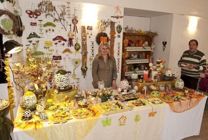 Osterausstellung auf Schloss Leiben