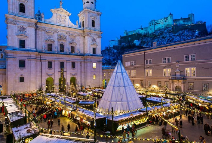 Salzburger Christkindlmarkt am Dom- und Residenzplatz