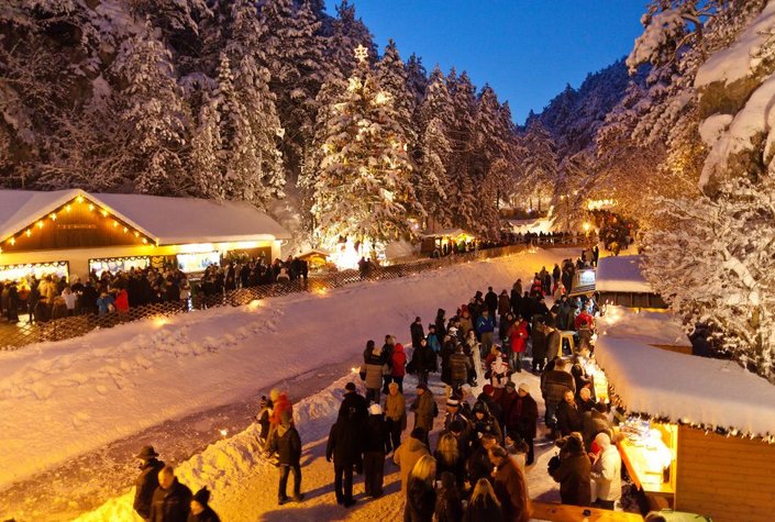 Advent in der Johannesbachklamm