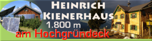 Heinrich Kienerhaus am Hochgründeck