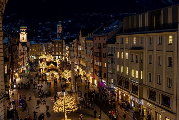 Christkindlmarkt Maria-Theresien-Strasse