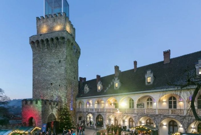 Flammende Lichterweihnacht