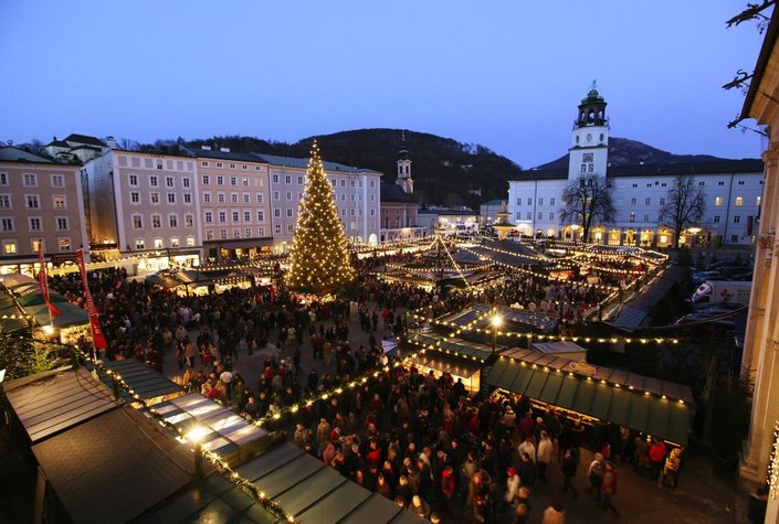 Salzburger Christkindlmarkt am Dom- und Residenzplatz